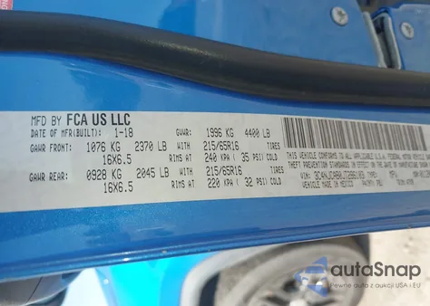 2018 Jeep Compass Sport Fwd from USA, damaged, VIN 3C4NJCAB0JT286103